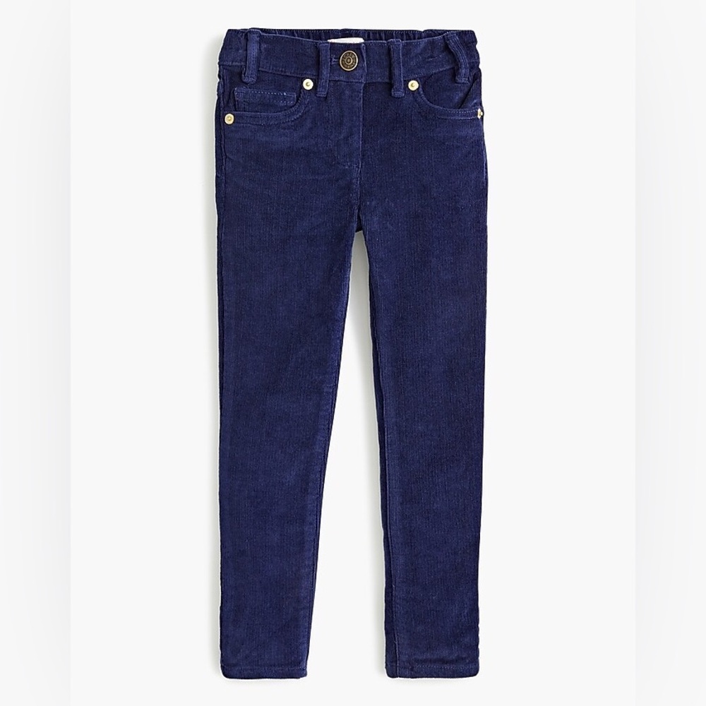 NEW J Crew Crewcuts Girls' runaround cords Navy Size 7